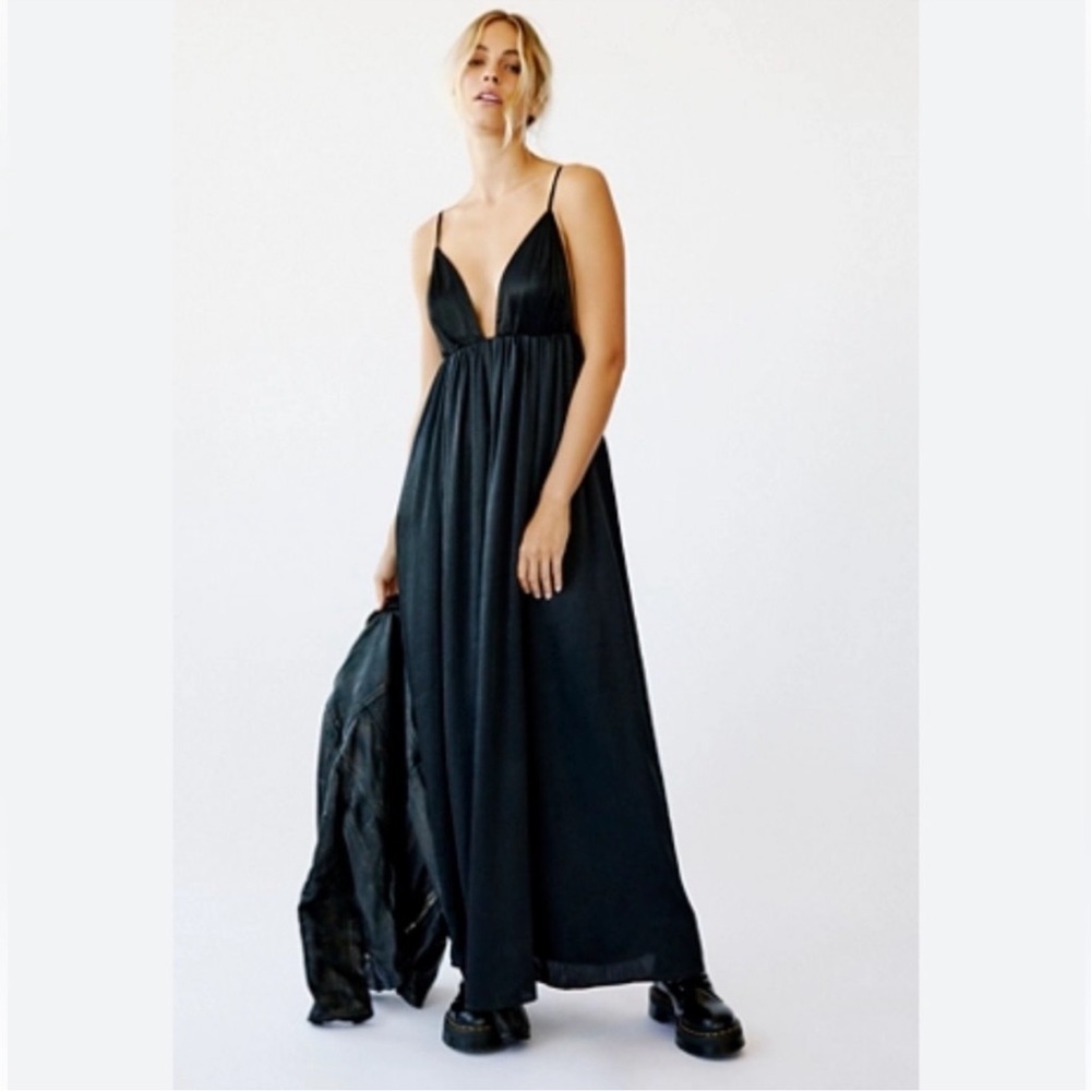 Free People Black Maxi Dress